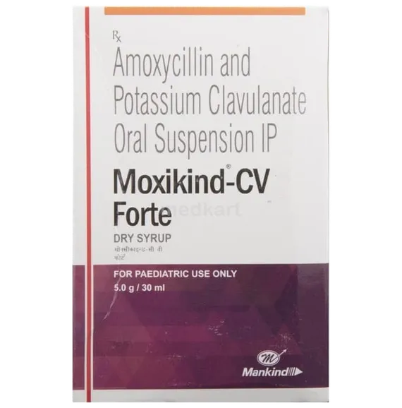 moxikind cv forte dry syrup 30 ml